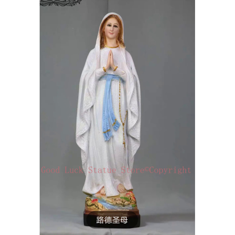 Resin Art Mary - لوازم مسيحية كاثوليكية كبيرة بطول 50