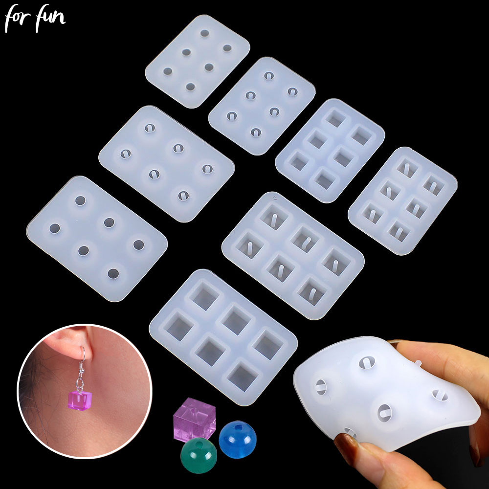 Resin Art Cube - لمتعة 10/8 مللي متر حبة سيليكون