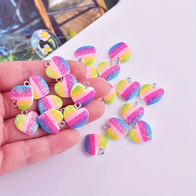 Resin Art Jewelry Kit - 10 قطع من الحليات الراتنجية الملونة