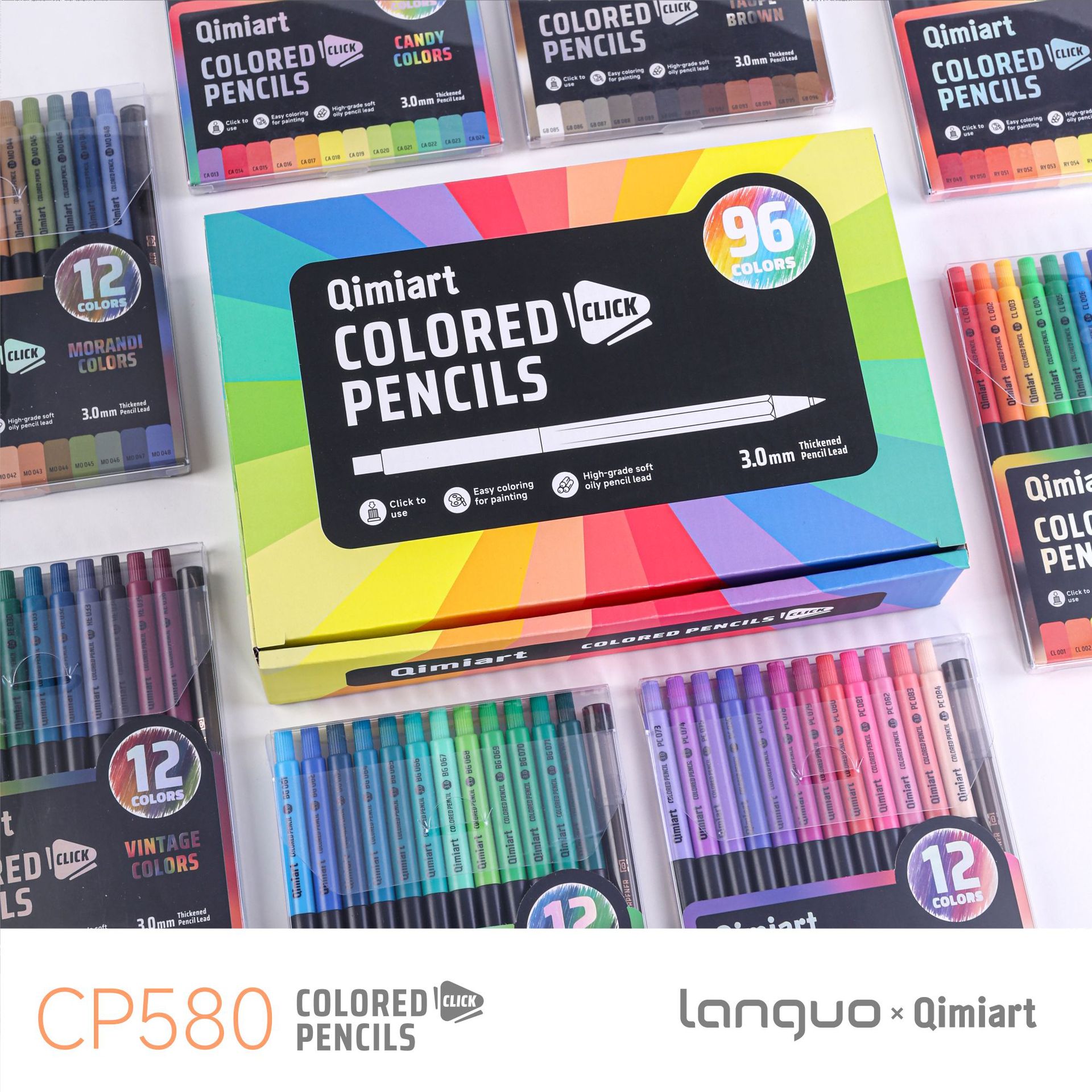 Staedtler Pencil Lumocolor - مجموعة أقلام تلوين قابلة للسحب من