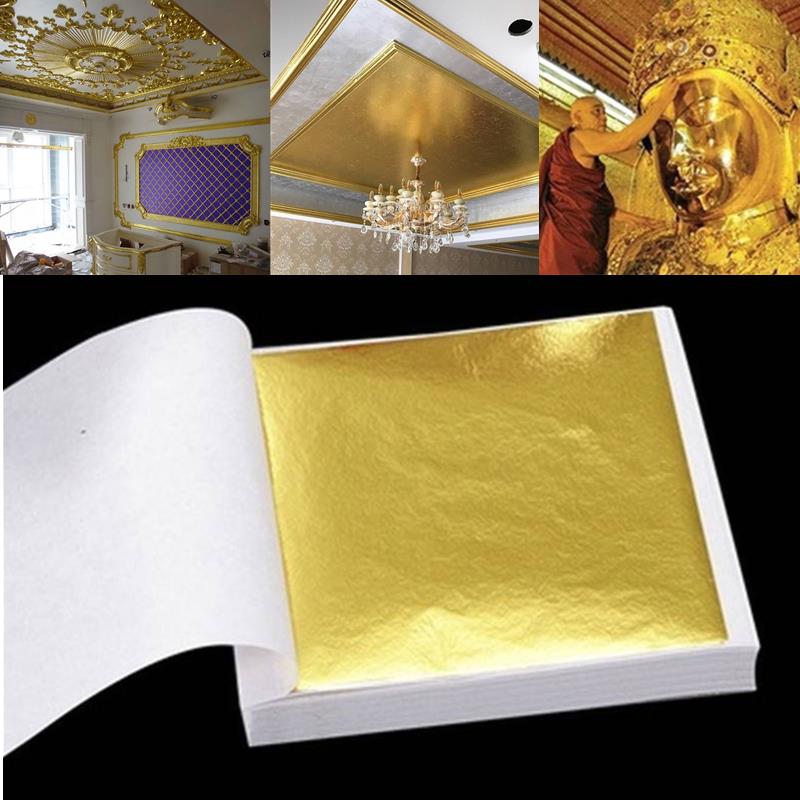 Gold Leaf Foil - ورق فويل ذهبي نقي عيار 24