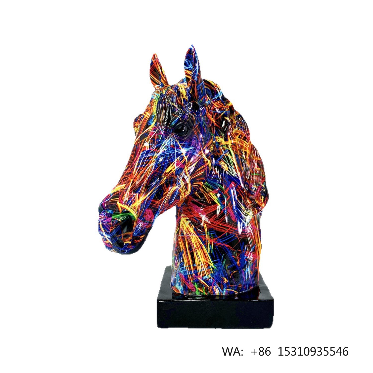 Resin Art Resin - زينة مكتبية إبداعية على شكل رأس