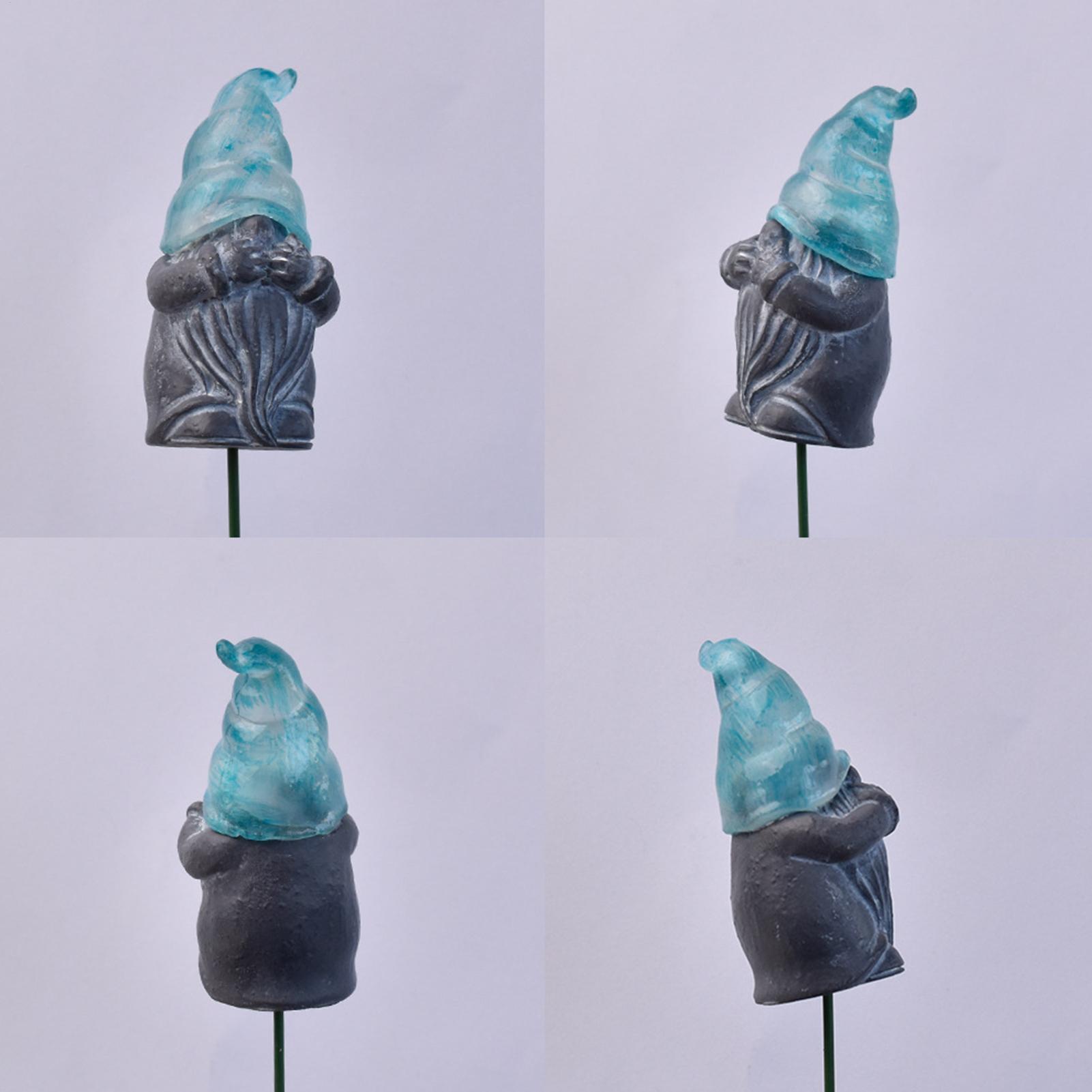 Resin Art Resin - أوتاد زينة للحديقة من 3 قطع،