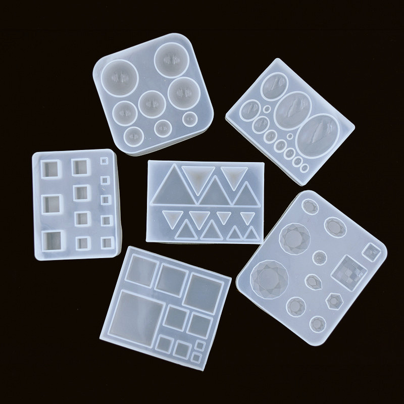 Resin Art Cube - لطيف الخرز مكعب مثلث قالب من