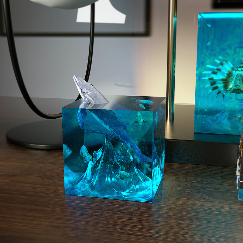 ثلاثية الأبعاد مكعب الأشعة فوق - مراجعة Resin Art Cube وسعره