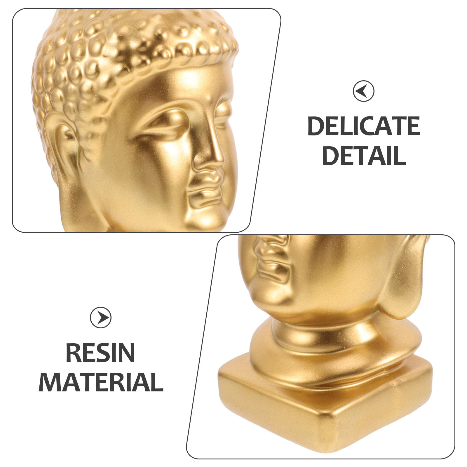تمثال رأس بوذا من الراتنج، منح - مراجعة Resin Art Resin وسعره