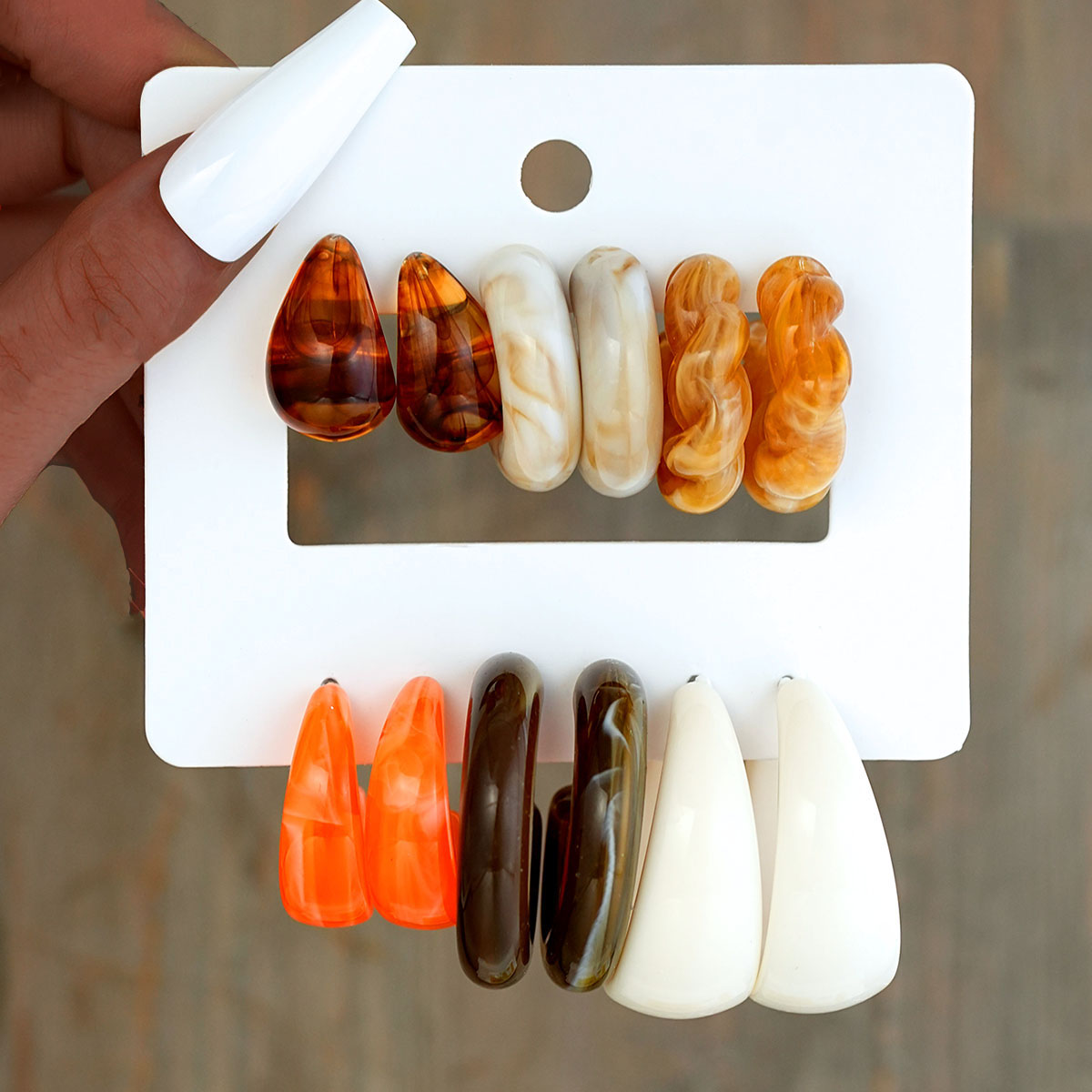 12 قطعة البوهيمي الملونة الرات - مراجعة Resin Art Ring وسعره
