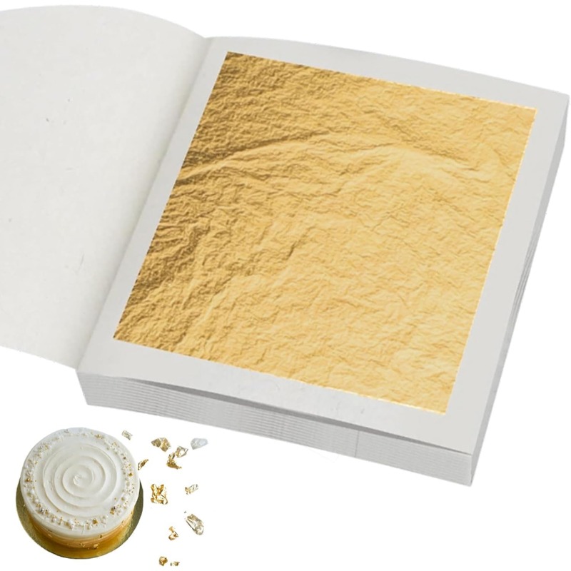 أوراق ذهب حقيقي عيار 24 قيراط  - مراجعة Gold Leaf Foil وسعره