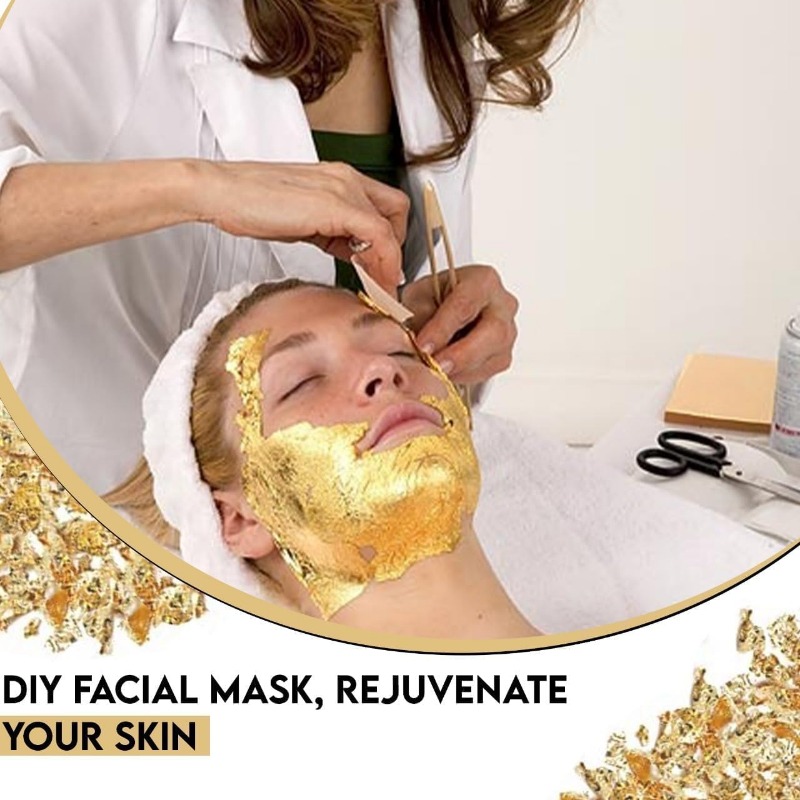 أوراق ذهب حقيقي عيار 24 قيراط  - مراجعة Gold Leaf Foil وسعره