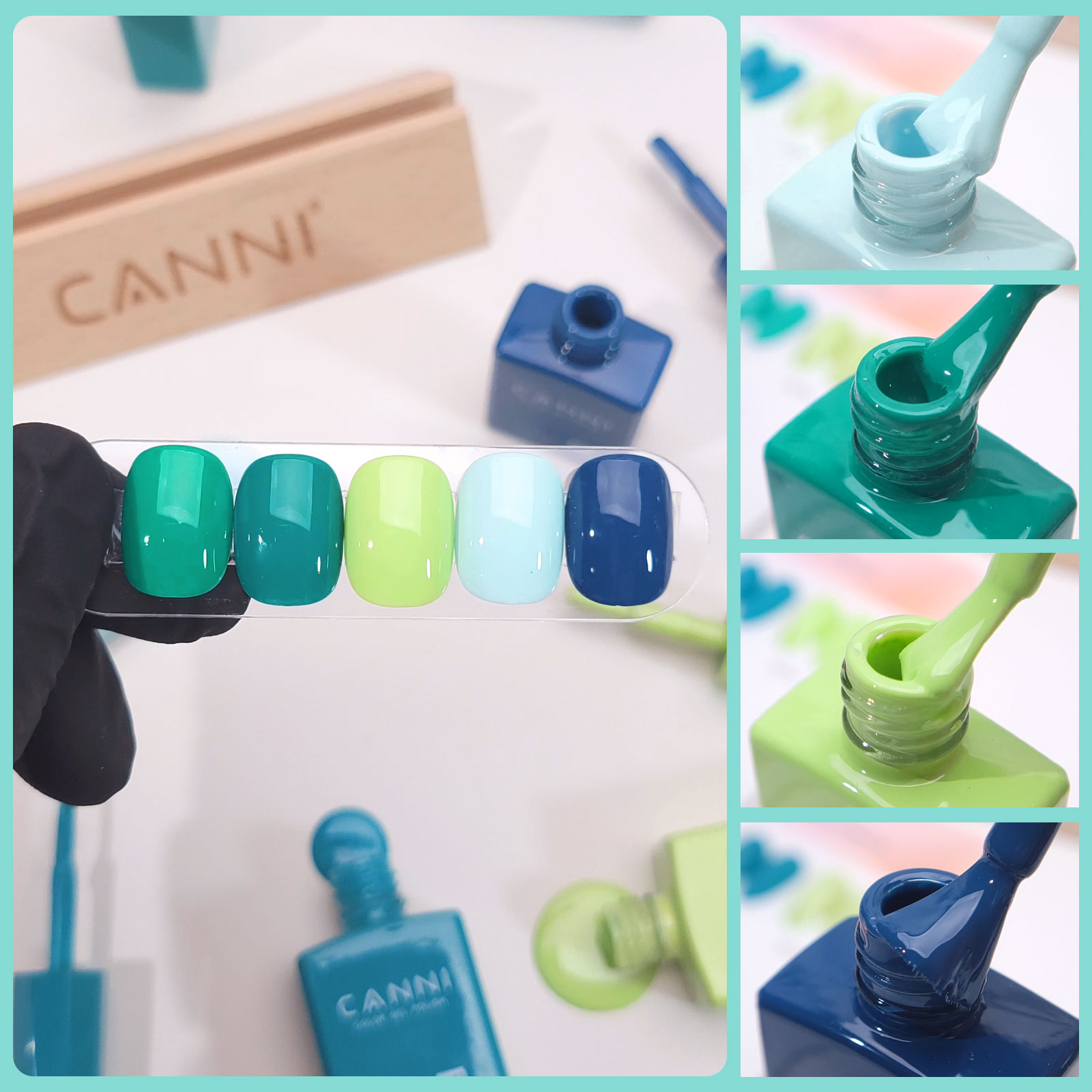 طلاء أظافر جل من CANNI سعة 9 م - مراجعة Resin Art Training وسعره