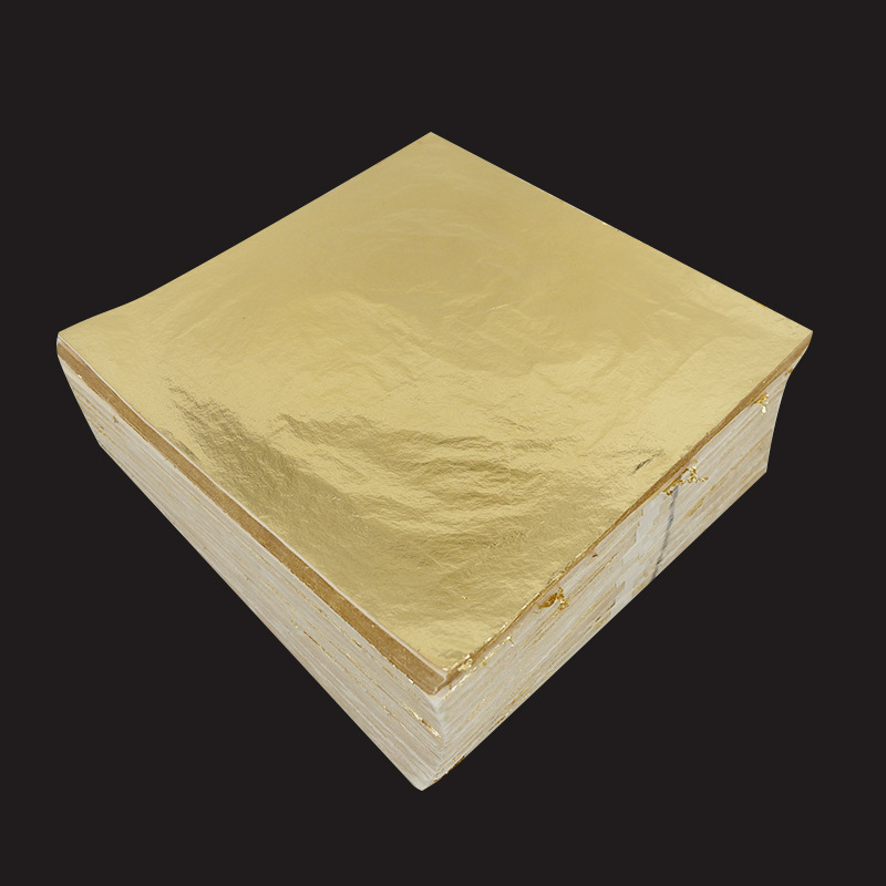 14x14 سنتيمتر 100 قطعة لامعة ا - مراجعة Gold Leaf Foil وسعره