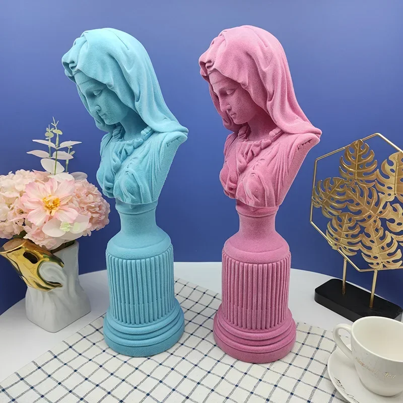 تمثال رأس العذراء مريم من الرا - مراجعة Resin Art Mary وسعره