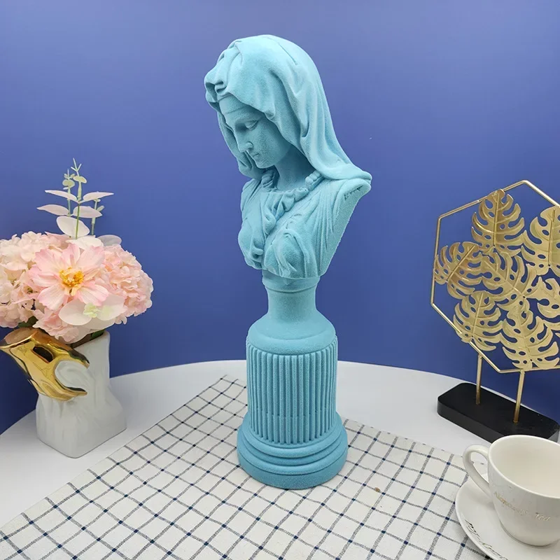 تمثال رأس العذراء مريم من الرا - مراجعة Resin Art Mary وسعره
