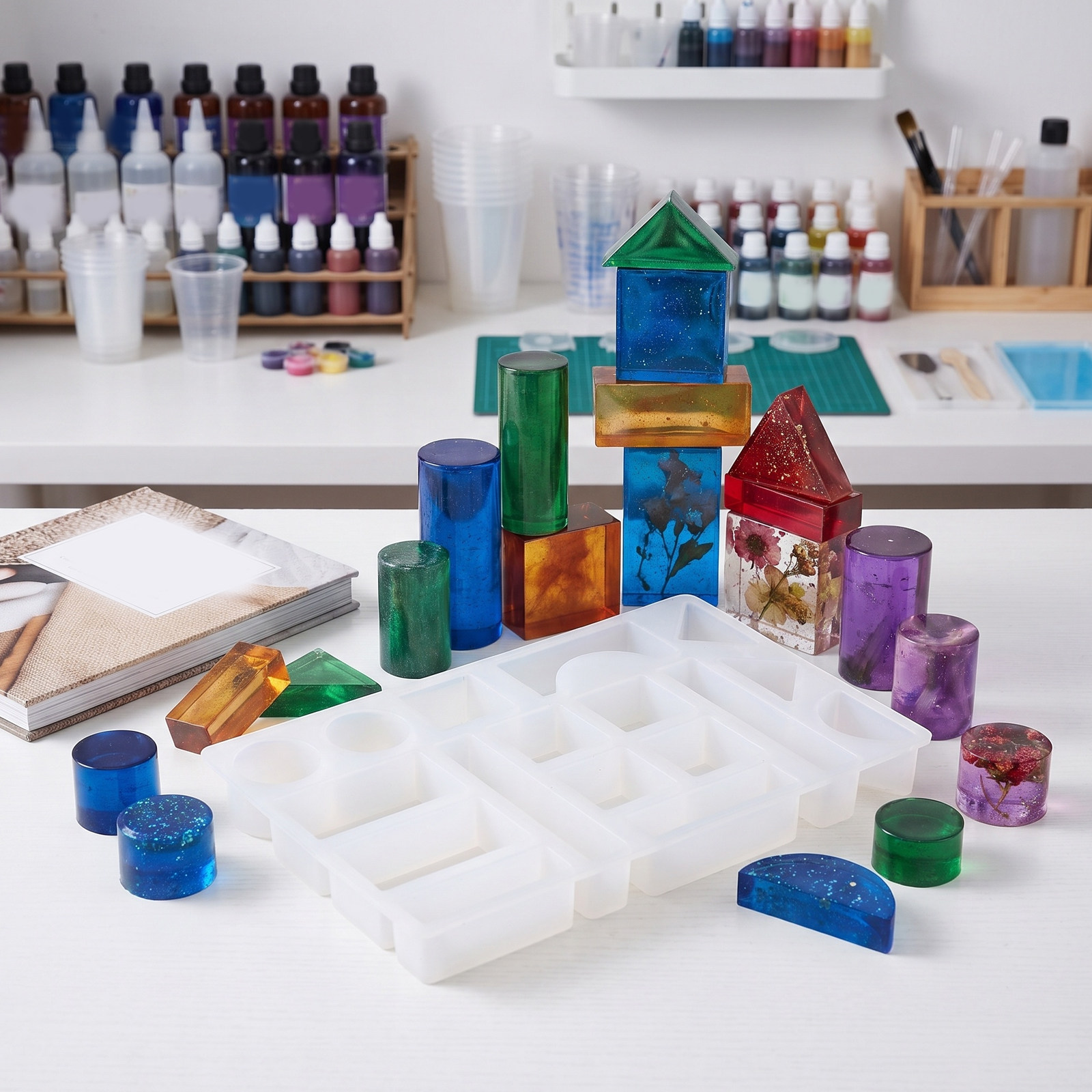 قالب طوب لراتنج الإيبوكسي، قال - مراجعة Resin Art Cube وسعره