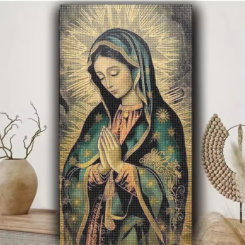 لوحة فسيفساء ماسية 5D بدون إطا - مراجعة Resin Art Mary وسعره