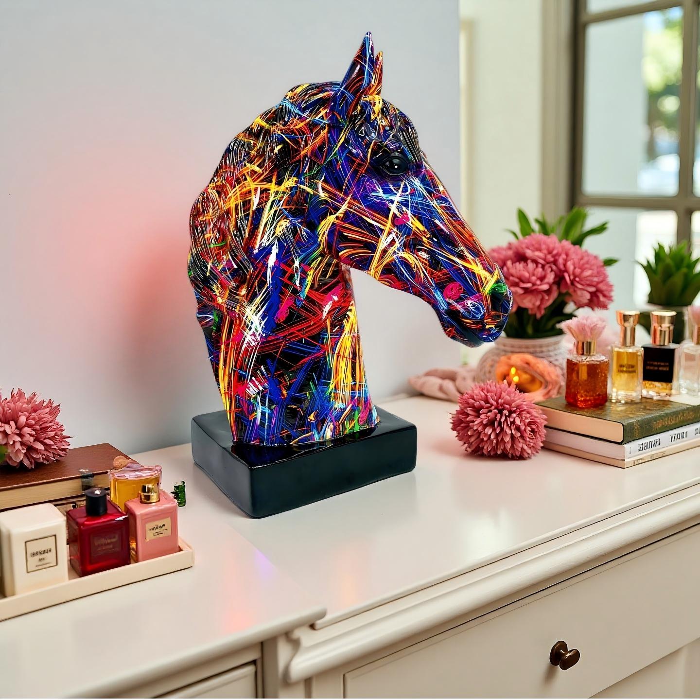 زينة مكتبية إبداعية على شكل رأ - مراجعة Resin Art Resin وسعره