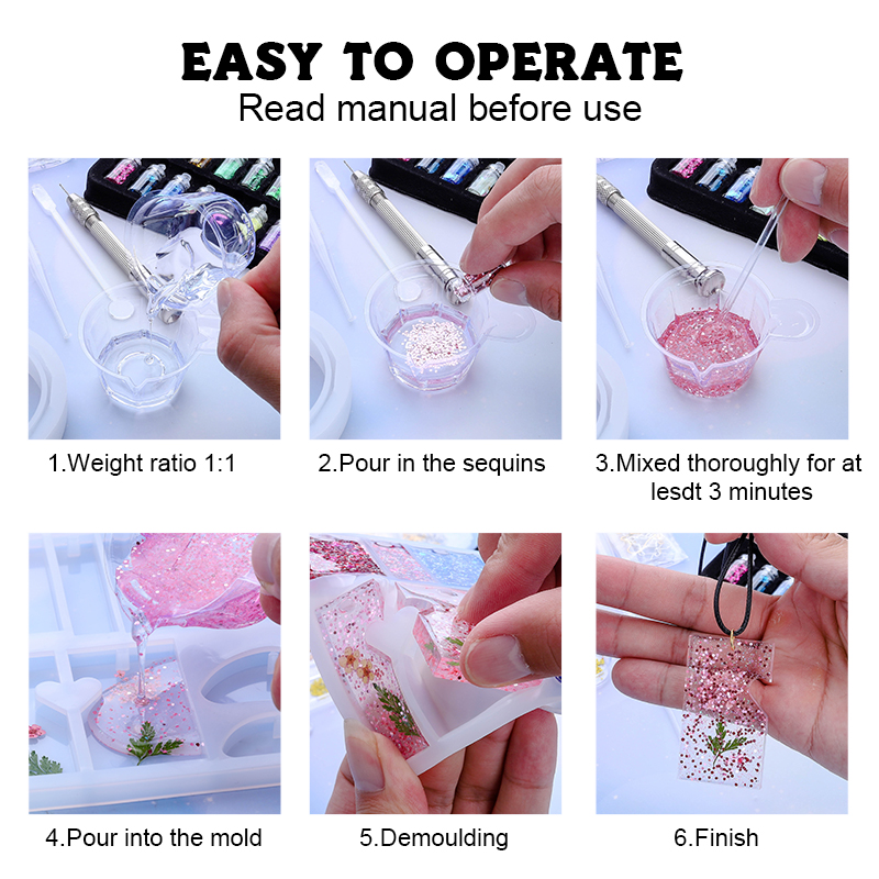 راتنجات الايبوكسي قوالب السيلي - مراجعة Resin Art A Keychain وسعره
