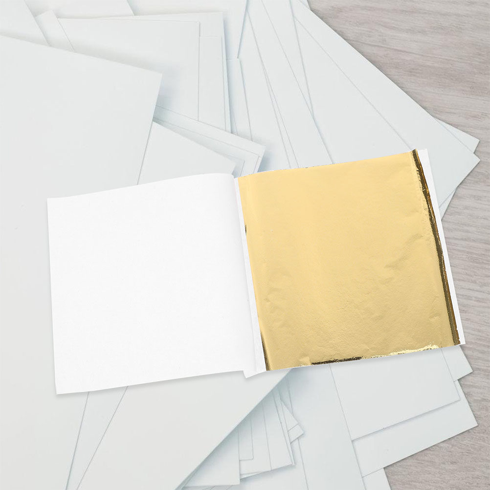 200 قطعة من أوراق الذهب الاصطن - مراجعة Gold Leaf Foil وسعره