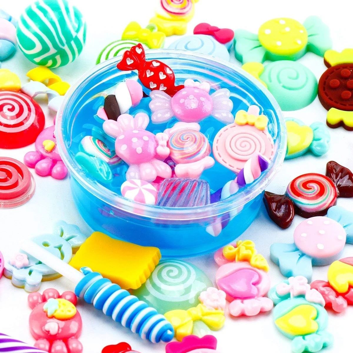 30 قطعة حلوى عشوائية الوحل الس - مراجعة Resin Art Jewelry Kit وسعره