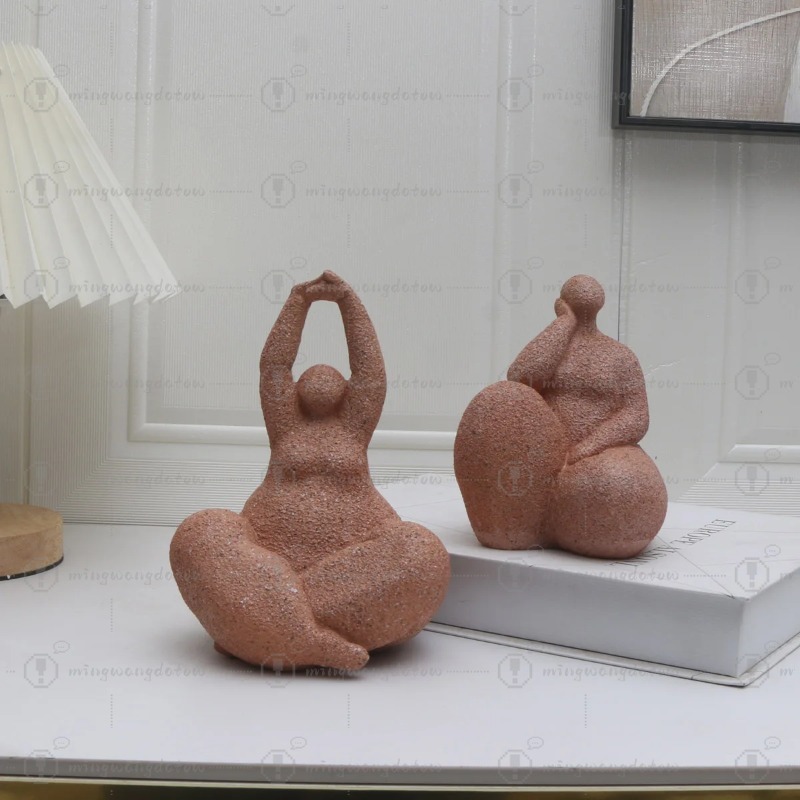 قطعة واحدة، تمثال امرأة سمينة  - مراجعة Resin Art Resin وسعره