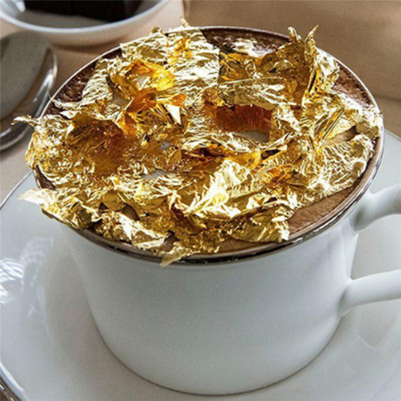100 قطعة من أوراق الذهب الخالص - مراجعة Gold Leaf Foil وسعره