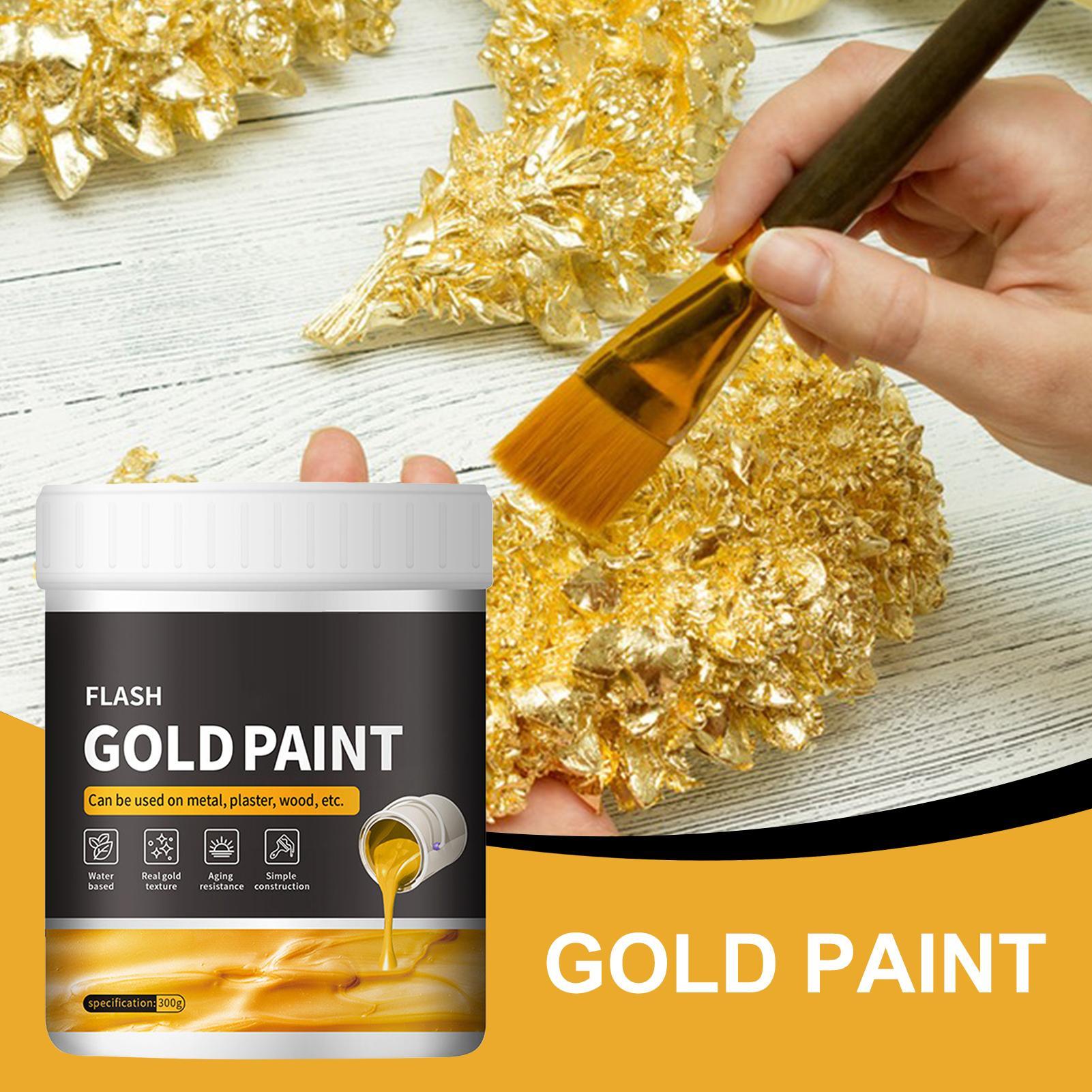 300 جرام من الطلاء السائل بالذ - مراجعة Gold Leaf Foil وسعره